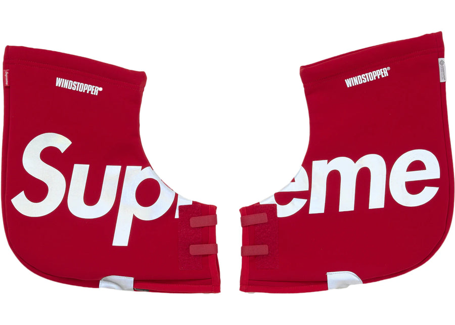 Gants de guidon Supreme WINDSTOPPER rouges