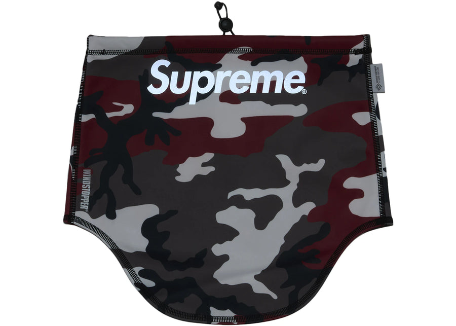 Supreme WINDSTOPPER Neck Gaiter (FW25) Red Camo