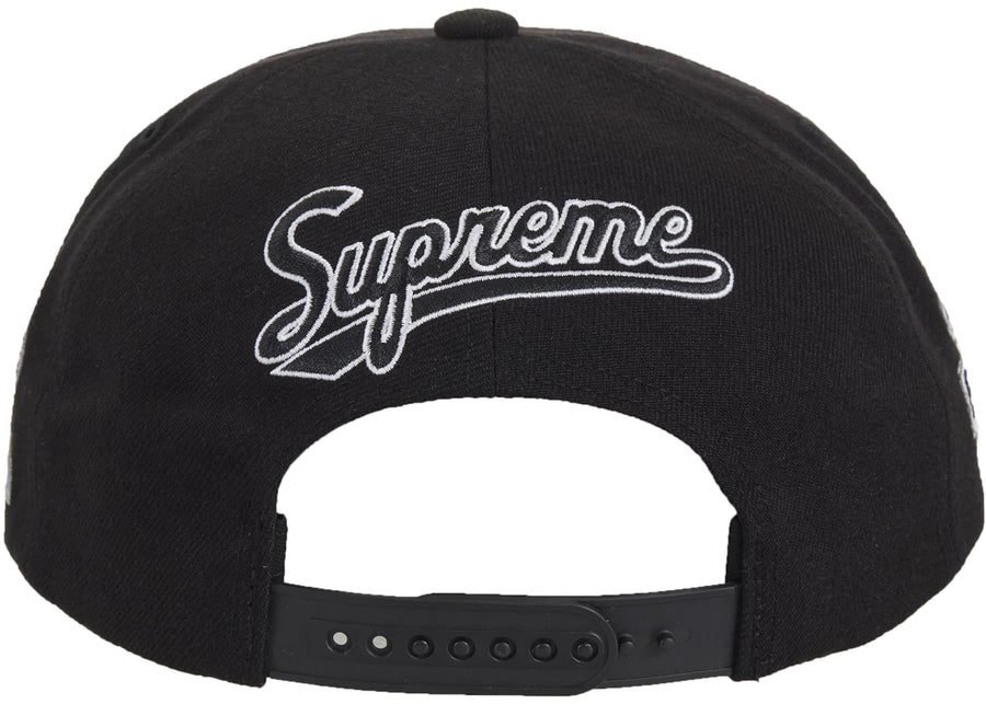Supreme World Famous S Logo 6-Panel Black