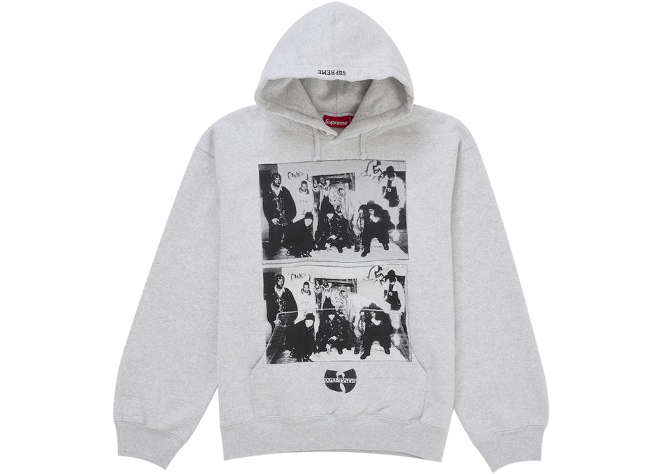 Supreme Wu-Tang Clan Hooded Sweatshirt Heather Grey