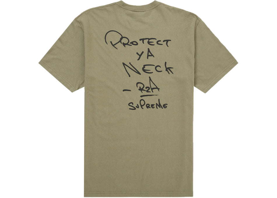 Supreme Wu-Tang Clan RZA Tee Light Olive