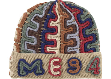 Supreme Yarn Applique Beanie Brown