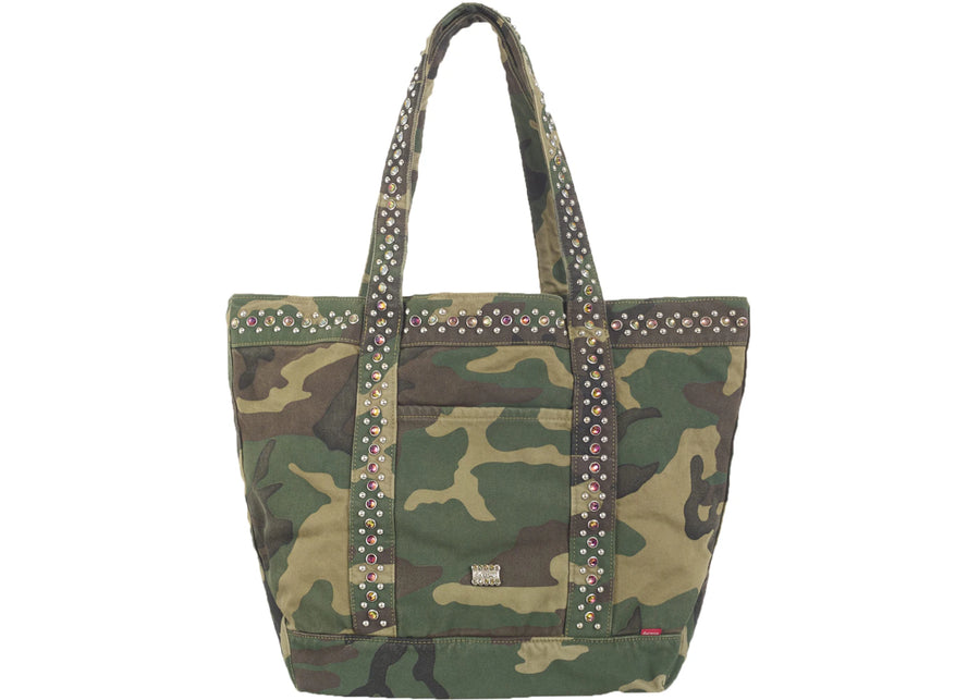 Supreme b.b. Simon Denim Tote Bag Woodland Camo