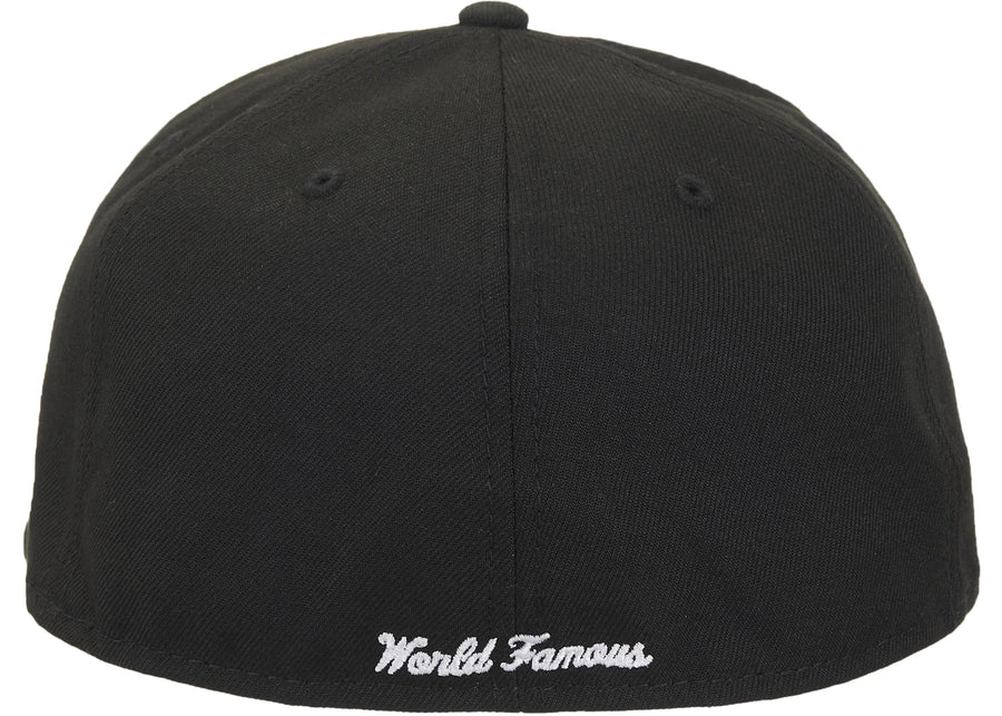 Supreme x New Era Breast Cancer Awareness Box Logo Fitted Hat Black