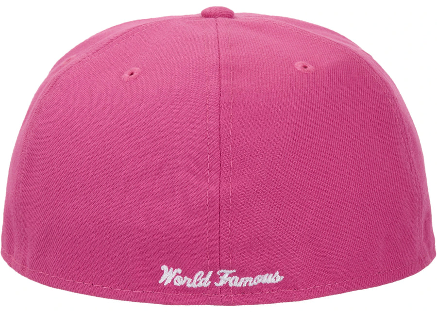 Supreme x New Era Breast Cancer Awareness Box Logo Fitted Hat Pink