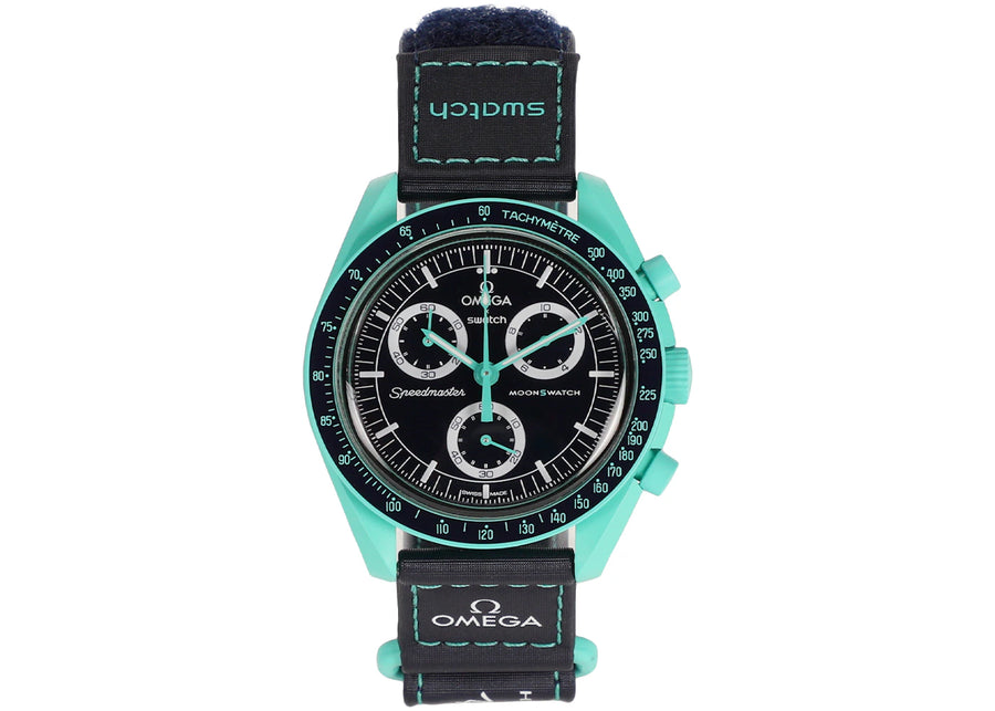 Swatch x Omega Moonswatch Biocéramique Mission On Earth Polar Lights SO33L103