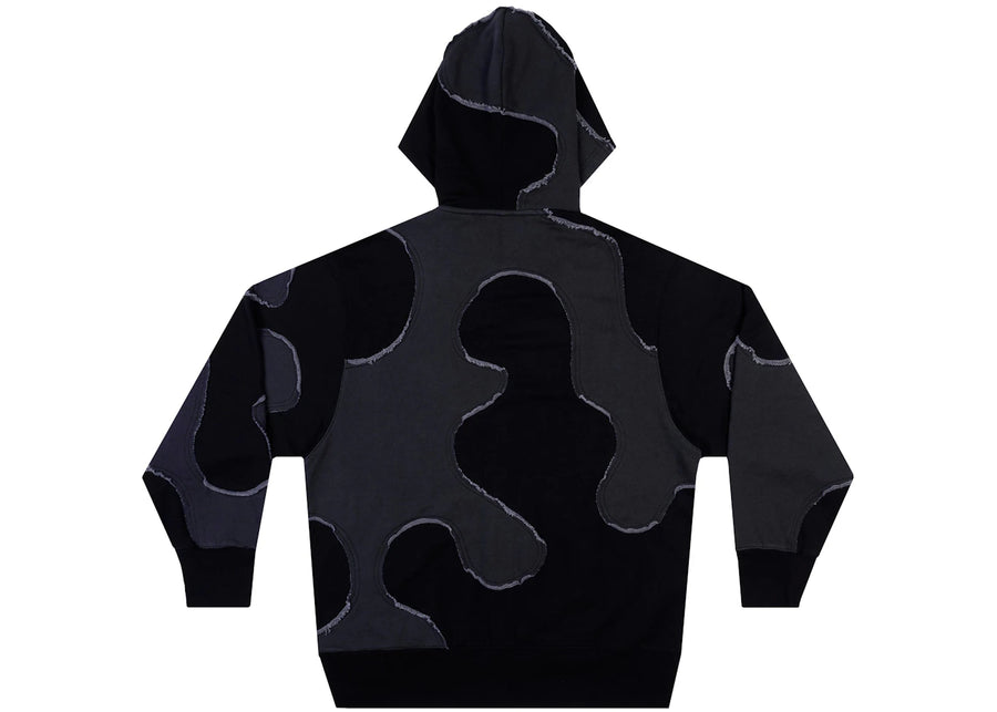 Sweat à capuche camouflage Telfar noir/noir cassé