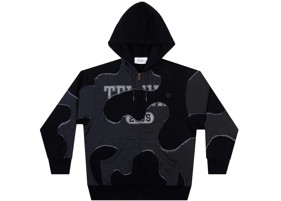Sweat à capuche camouflage Telfar noir/noir cassé