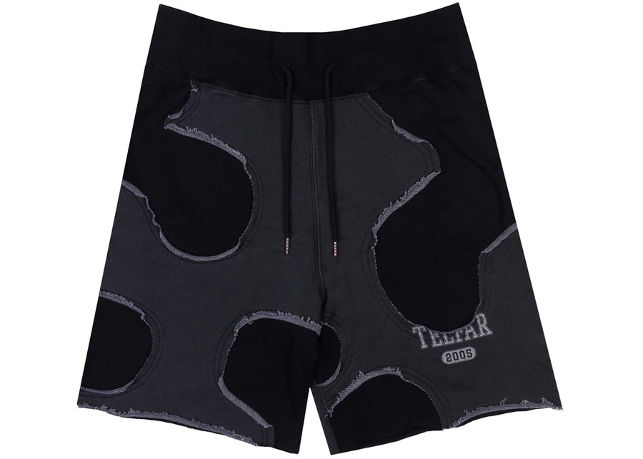 Telfar Camo Sweatshort Black/Off-Black