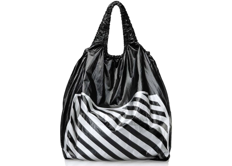Telfar Jumbo Liquor Store Plastic Bag Black