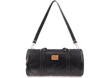 Telfar Large Denim Duffle Black