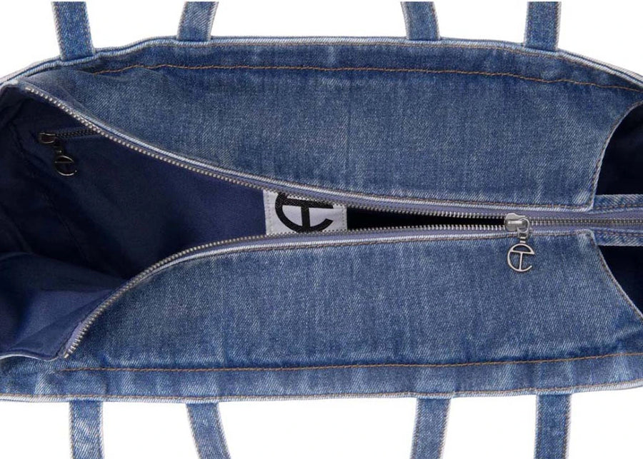 Telfar Large Shopping Bag Distressed Blue