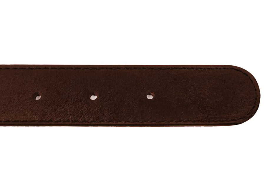 Telfar Logo Belt Chocolate