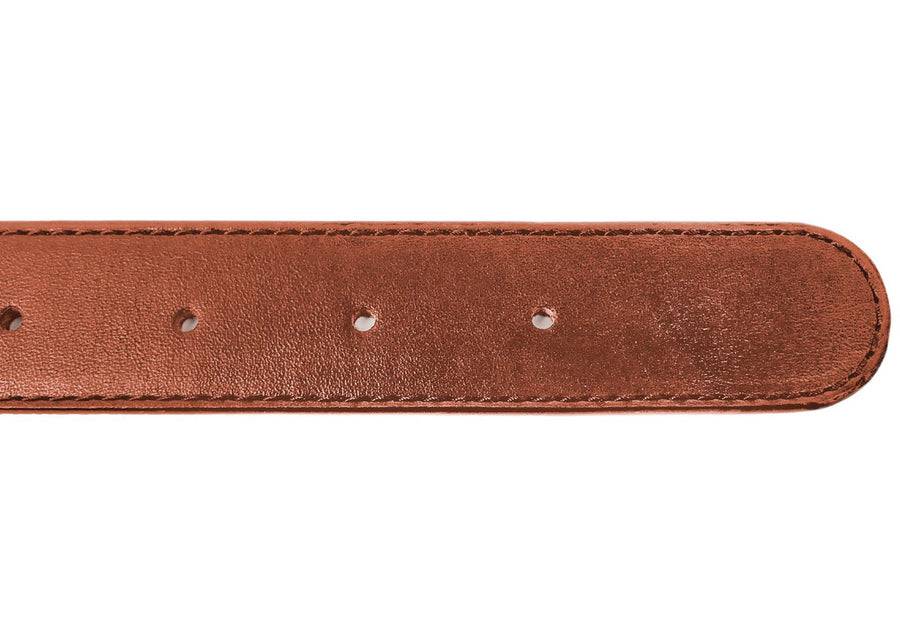 Telfar Logo Belt Tan