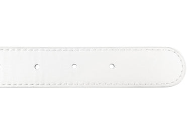 Telfar Logo Belt White