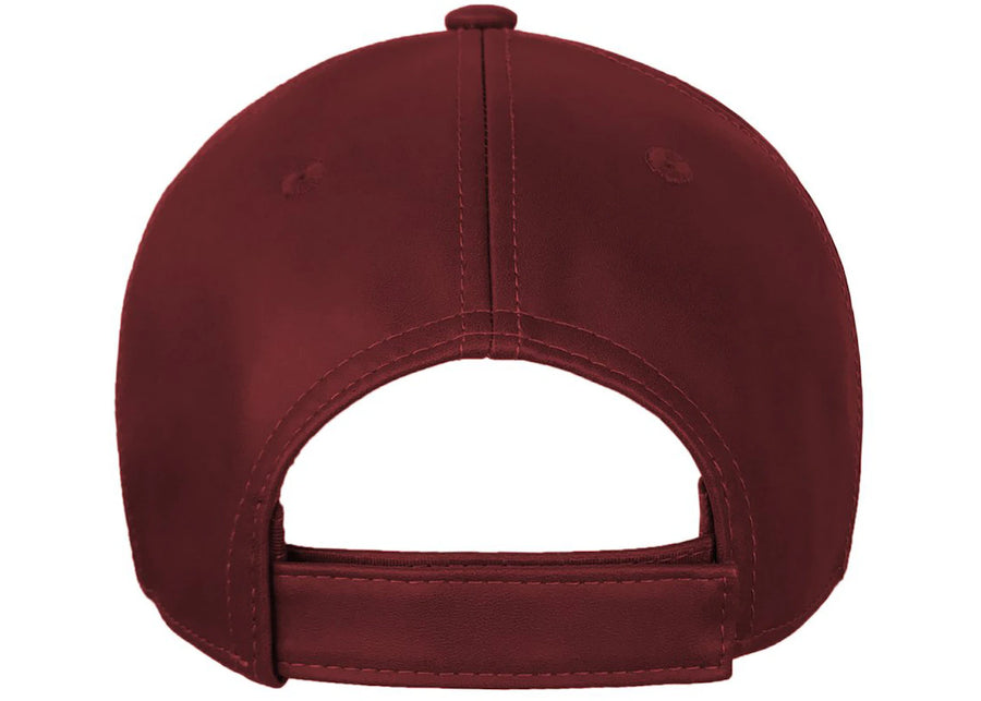 Telfar Logo Embossed Hat Oxblood