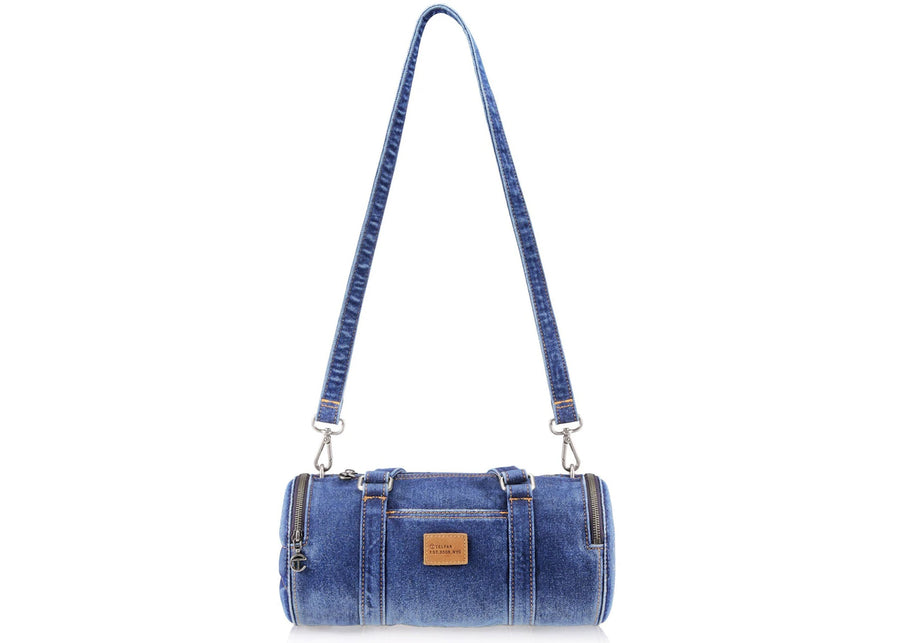 Telfar Medium Denim Duffle Blue