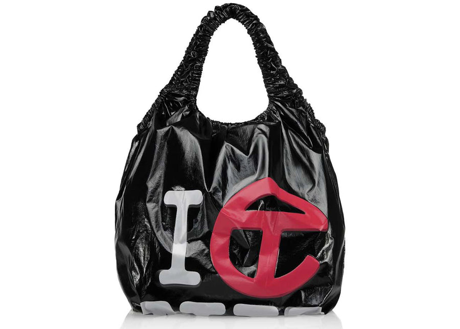 Telfar Regular New York Plastic Bag Black