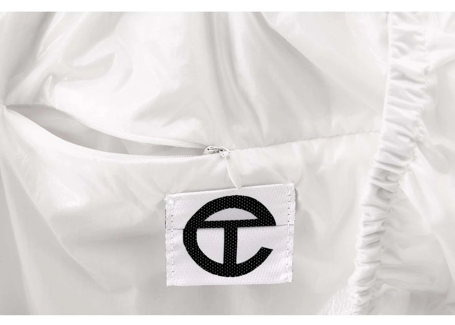 Telfar Regular New York Plastic Bag White