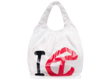 Telfar Regular New York Plastic Bag White