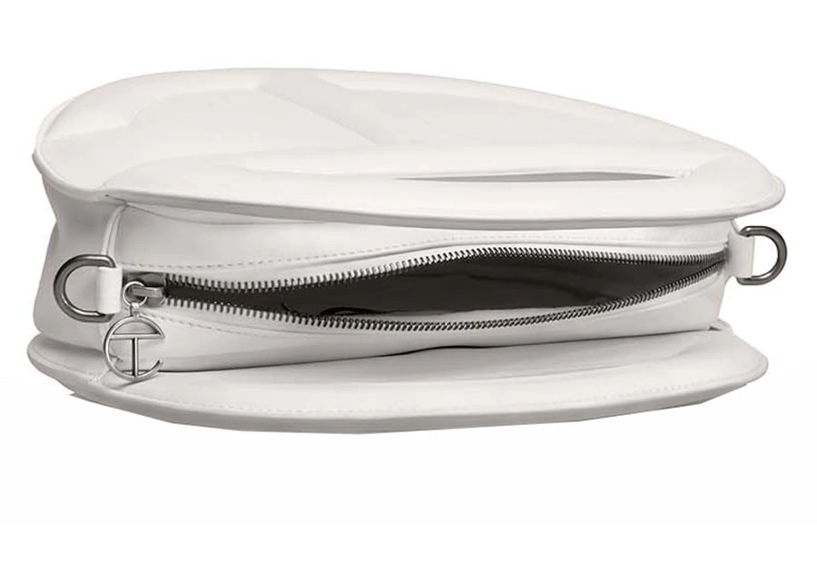 Telfar Round Circle Bag White