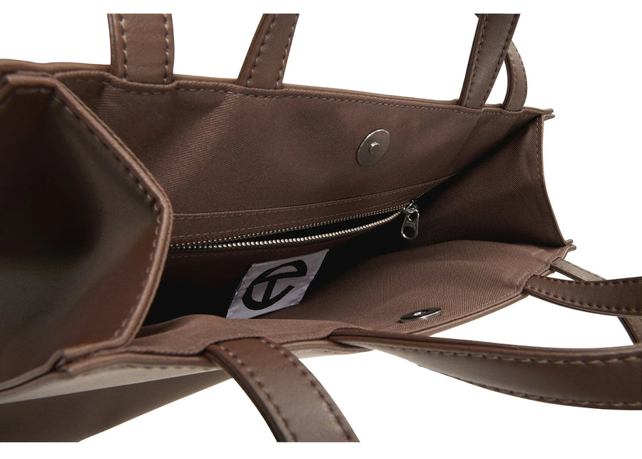Telfar SHMedium Shopping Bag Chocolate