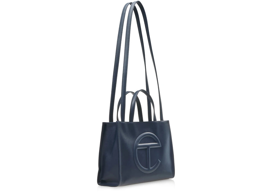 Telfar SHMedium Shopping Bag Navy