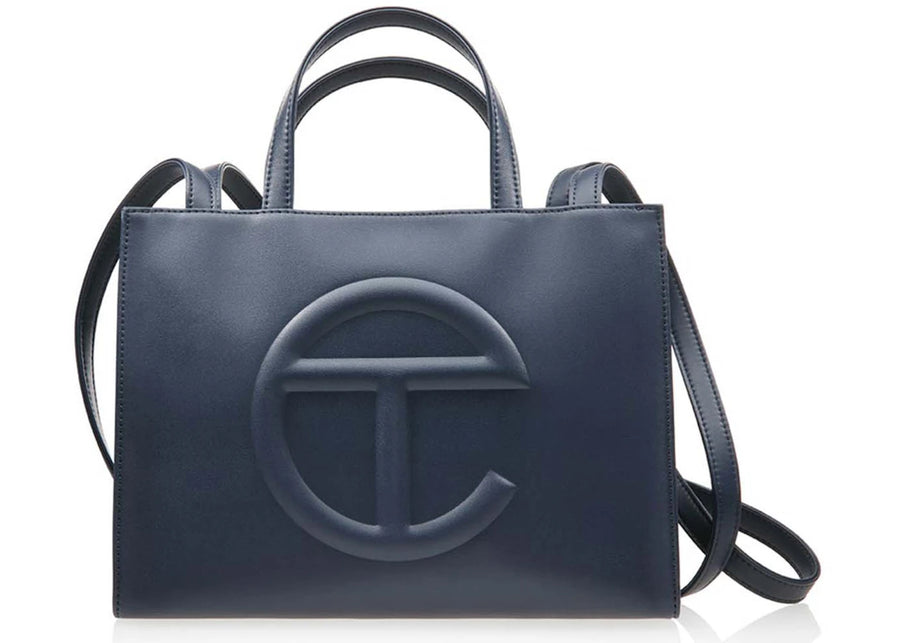 Telfar SHMedium Shopping Bag Navy