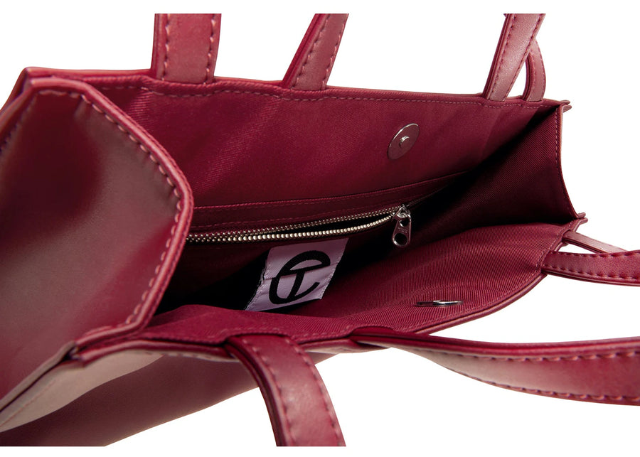 Sac cabas Telfar SHMedium couleur bordeaux