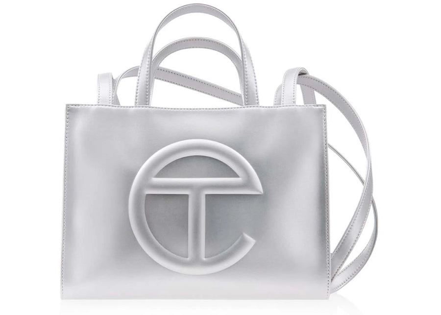 Sac cabas Telfar SHMedium argenté