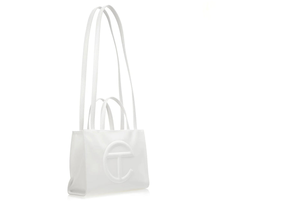 Telfar SHMedium Shopping Bag White