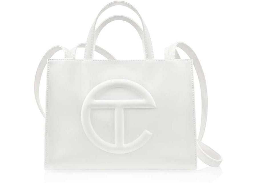 Telfar SHMedium Shopping Bag White