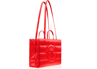Telfar Large Puff Shopper Red