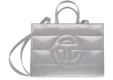 Telfar Medium Puff Shopper Gray