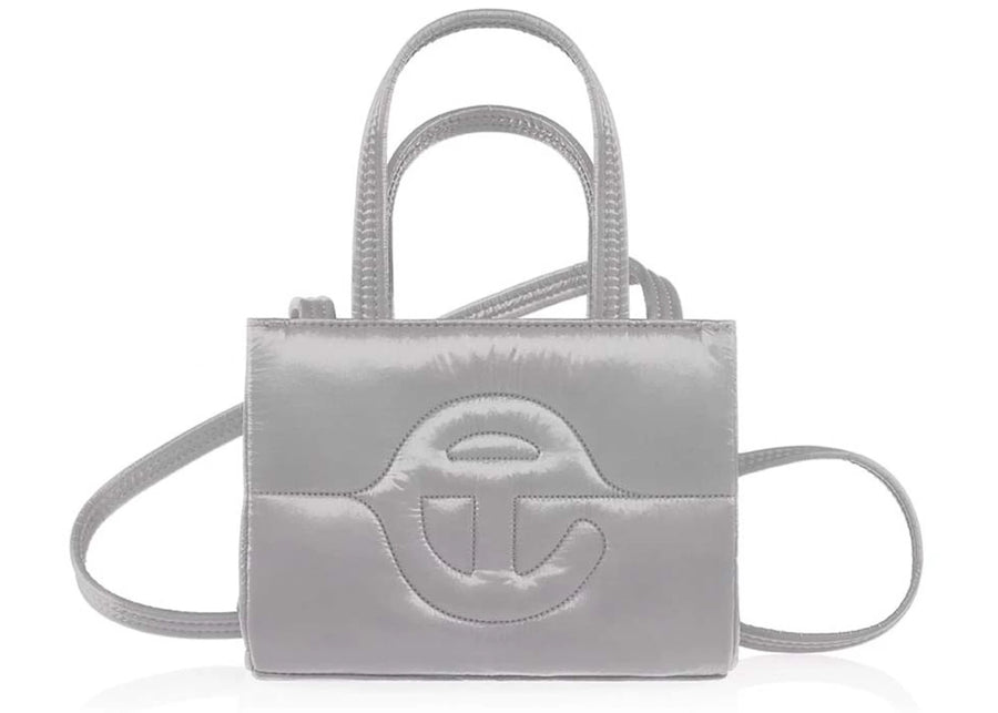Telfar Small Puff Shopper Grey