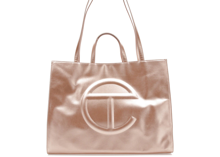 Sac de courses Telfar grand format en cuivre