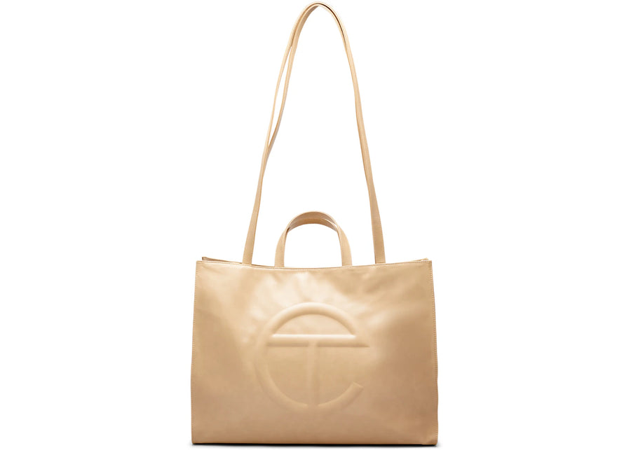 Sac cabas Telfar grand format crème