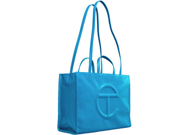 Telfar Shopping Bag Large Cyan