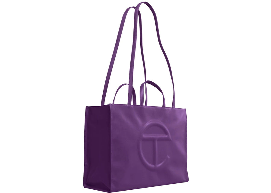 Sac cabas Telfar grand format, couleur raisin