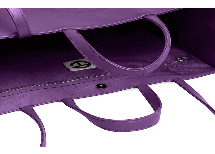 Sac cabas Telfar grand format, couleur raisin