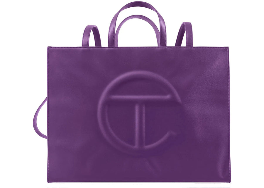 Sac cabas Telfar grand format, couleur raisin