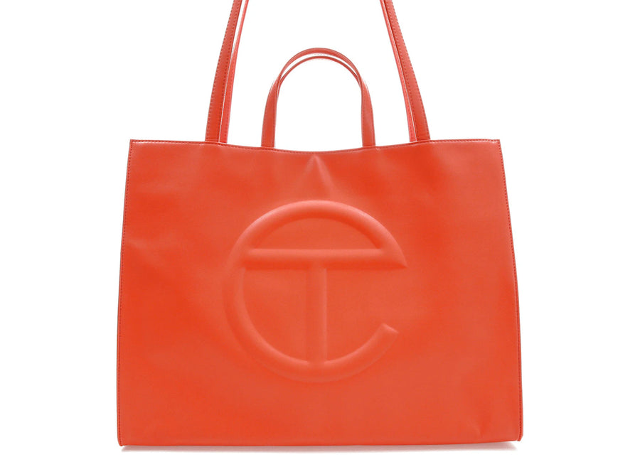 Sac cabas Telfar grand format orange