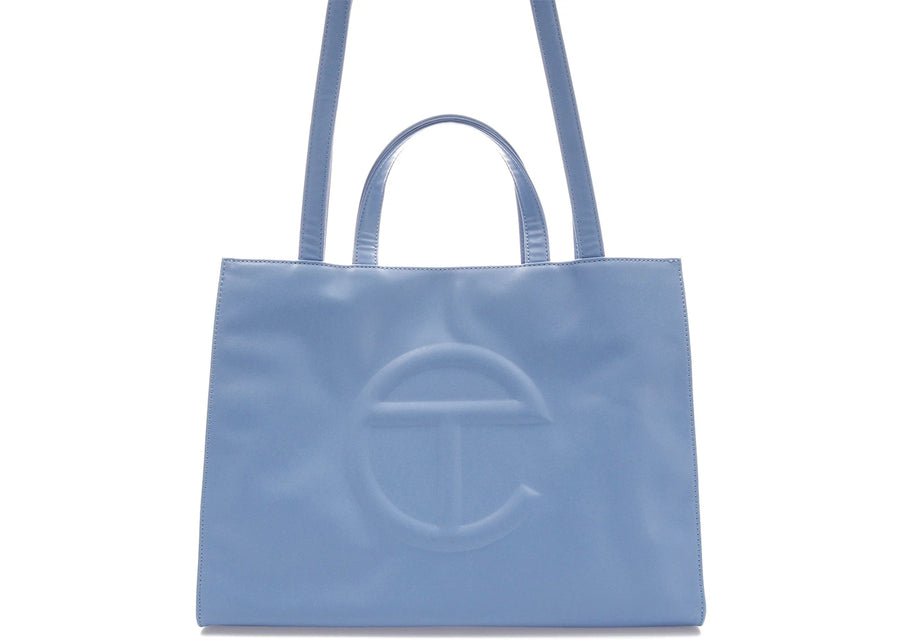 Sac cabas Telfar moyen, bleu céruléen