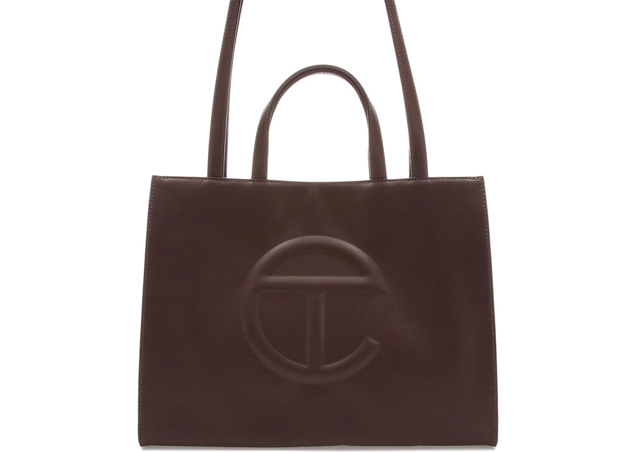Sac à provisions Telfar, format moyen, couleur chocolat