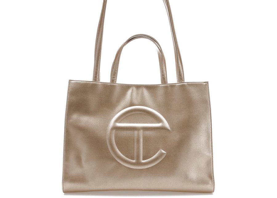 Sac cabas Telfar moyen doré