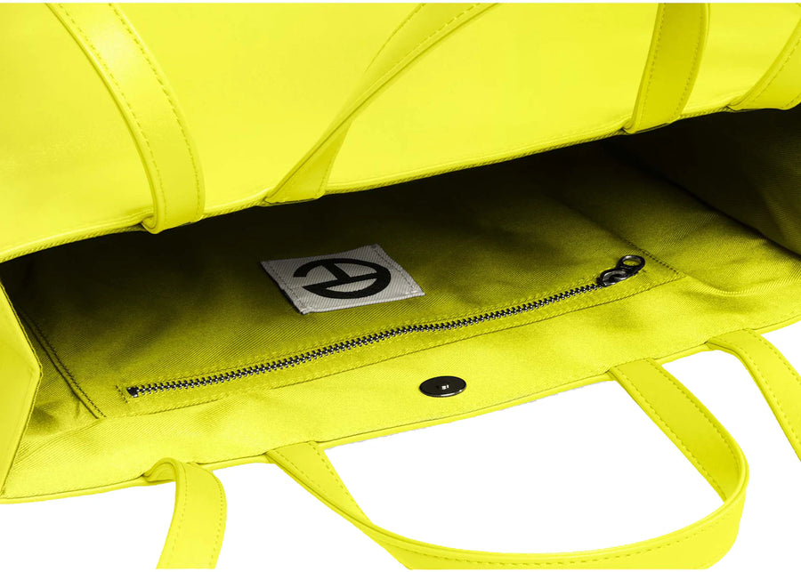 Telfar Shopping Bag Medium Highlighter Yellow