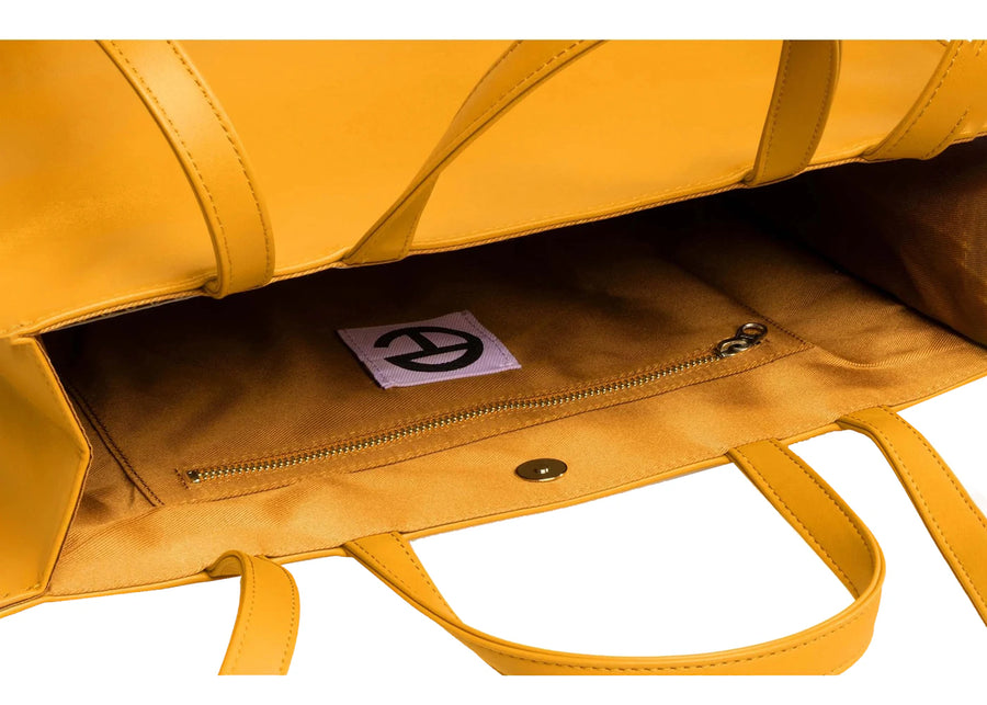 Sac cabas Telfar moyen moutarde