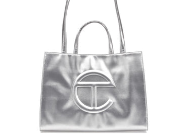Telfar Shopping Bag Medium Silver