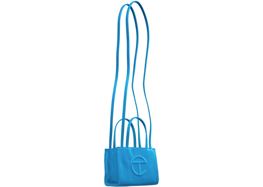 Telfar Shopping Bag Small Cyan