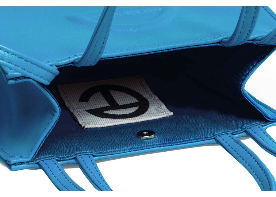 Telfar Shopping Bag Small Cyan